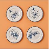 Bella Maison Bleu Blanc Porcelain 4-Piece Cake Plate Blue (21 Cm)