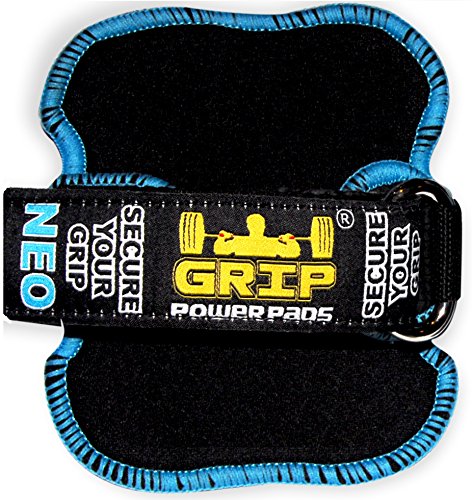 Beste Lifting Grips von Grip Leistung Pads® NEO | Die Alternative zu Gym Handschuhe | Trainingshandschuhe No -Slip gepolsterte Handschuhe Bodybuilding | Männer Workout Grip Pad Neopren gepolstert Hebekissen. - 4