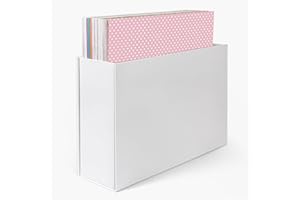 tutata Sammelalbum-Papier-Aufbewahrungs-Organizer, 30,5 x 30,5 cm, Papier-Organizer, Scrapbook-Aufbewahrungsbehälter für 30,5 x 30,5 cm Papier, 1 Packung