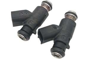 Germban 27729-06A Lot de 2 injecteurs de carburant pour Harley Davidson Dyna Blackline Breakout Road King Glide Fatboy Softail 2006-2015