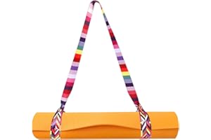 Acooruiteng Yogamatte Tragegurt Yogamatte Yogamatten Tragegurt Verstellbare Yoga Mat Strap Yoga Matte Tragegurt Yogamattenriemen für Pilates Dehnen und Fitness(Yoga Mat Not Included)
