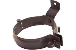 ZAMBELLI Morsetto per tubo Morsetto per tubo pluviale per montaggio su legno Marrone DN 100