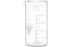 RASOTHERM Becherglas hohe Form mit Ausguss, (Boro 3.3), 250 ml