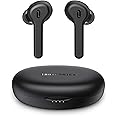 TAOTRONICS 53 PRO Wireless Earphone with Charging Case,` Built-in Mic Earphone, 36Hrs Playtime, Sweat & Waterproof Headphone, 8 Ear tips, Crystal-Clear Calls, Fast Charging Sport Earphone, Black Color