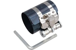 AB Tools-Toolzone Compresseur à anneau de piston 50 mm – 125 mm avec pince en acier inoxydable Hauteur 75 mm