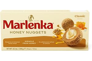 MARLENKA® Honungsbollar – Bakverk med honung – 10 stycken, 1 x 235 g