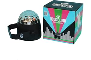 Tinc Boogie usb powerd Mini Disco DJ 3W Stage RGB LEDs, Sound Activation and Rotation. Glitter Ball Changing Light for Home, School or Office, Multi-Colour(package may vary)