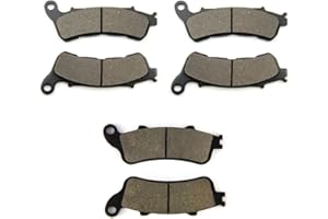 SOMMET Motorcycle Front + Rear Brake Pads for XL 1000 V Varadero (Non ABS) (07-11) / XL1000 VA Varadero (ABS) (04-11) LT388-388-261