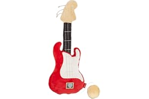 SIGIKID 42636 Sonajero Guitarra Play & Cool Juguetes para niños y niñas recomendados Desde el Nacimiento Rojo/Multicolor
