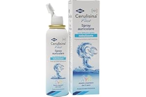 IBSA Cerulisina Fast | Spray Auricolare Con Getto Nebulizzato. Acqua Di Mare Isotonica Per La Pulizia Dell'orecchio Di Adulti e Bambini