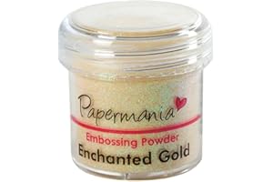 PAPERMANIA Docrafts 1 oz Embossing Powder, Enchanted Gold
