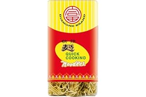 ‎DIAMOND DIAMOND Quick Cooking Nudeln ohne Ei, schnelle Nudeln aus Weizenmehl für Bratnudeln & Beilagen - 1 x 500 g