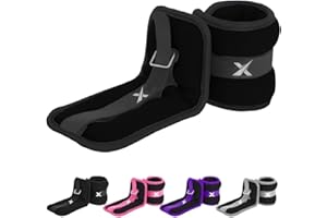XN8 SPORTS Xn8 Neoprene Ankle Weights Strap 0.5kg-3kg Pair, Legs Weight For Running, Jogging, Walking, Aerobics, Fitness Exercise, Gymnastics, Workout, Pair of Ankle Weights for Men & Women