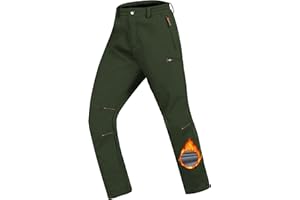 Zoofly Pantalon Esqui Niño Invierno Pantalon Termico Impermeable Niño Pantalon Térmica Niña Pantalon Nieve Niño Pantalón Softshell