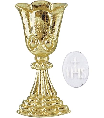 Rayher 3120006 wasmotief: kelk hostie, 6 cm, SB-Btl. 1 stuk, goud
