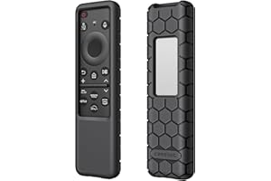 FINTIE Custodia Telecomando per Samsung Solar Cell TM2560E TM2360E TM2360F TM2361F TM2361E BN59-01480A BN59-01455A BN59-01436A BN59-01432A, Cover in Silicone Antiurto Antiscivolo Leggera, Nero