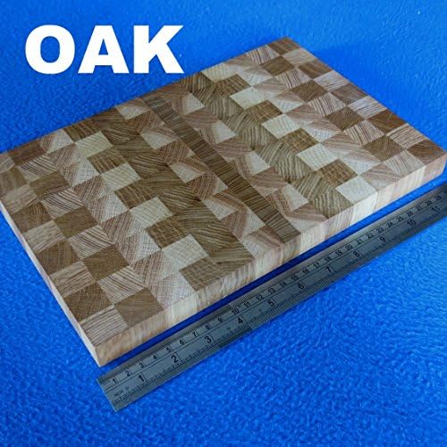 SMALL END GRAIN KITCHEN CUTTING CHOPPING BOARD BUTCHER BLOCK OAK WOOD WORKTOP