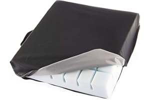 OrtoPrime Coussin Anti Escarres Rembourré de Mousse - Prévention et Traitement des Ulcères liés aux Pressions sur Le Coccyx - Coussin pour Fauteuil Roulant, Bureau, Voiture - Fauteuil Medical