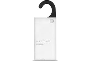 BOHORIA® Saquitos perfumados con aroma a lavandería fresca, perfecto para el armario, coche, cajones, armarios, eliminación de olores (historias de seda, 1 unidad)