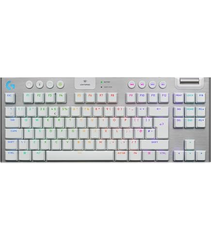 ZENAIM Keyboard TKL, Wired US Layout, Low Profile, Rapid Trigger