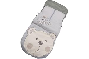 VARIOUS Saco de Silla Paseo o Carro para Bebés Polar Universal Impermeable Polar para Invierno…