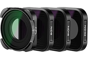 NEEWER ND Filtro Set Compatible con GoPro Hero 13 12 11 10 9 Black, 4 Pack(ND8 ND16 ND32 CPL) Kit Filtro Polarizador Lente Densidad Neutra Delgado HD Revestimiento Múltiple Accesorio Action Cam(Negro)