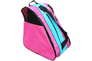 Fadcaer Roller Skate Bag, Canvas & Beach Tote Bag, Ice & Inline Skate Bag for Kids & Adults, Unisex Portable Inline Skates Carry Bag for Kids & Adults