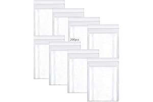 HVDHYY Grip Seal Bags Small Plastic Bags Ziplock Bags 80mmX120mm 160µ 200pcs Clear Plastic Bags Small Bags Small Resealable Clear Plastic Bags Baggies Packaging for Food Storage Beads Snacks Seeds