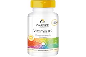 ‎WARNKE VITALSTOFFE Warnke Gesundheitsprodukte Vitamin K2 (100 Kapseln), 1er Pack (1 x 32 g)