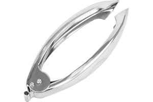 LASUROA Descorazonador de Fresas, Acero Inoxidable 304 con Cierre Seguridad Mango Ergonómico Antideslizante Herramienta Multifunción para Descorazonar y Utensilio Cocina