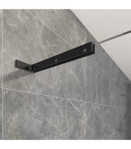 Glass Balustrade Black Square Glass Railing Post System - Stainless - View #5