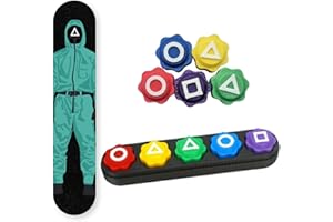 The London Finery Traditional Korean Gonggi Game Set with Colorful Shapes – Hand-Eye Coordination and Fun Skill Game for All Ages – Green Compact Travel Size Toy for Kids & Adults