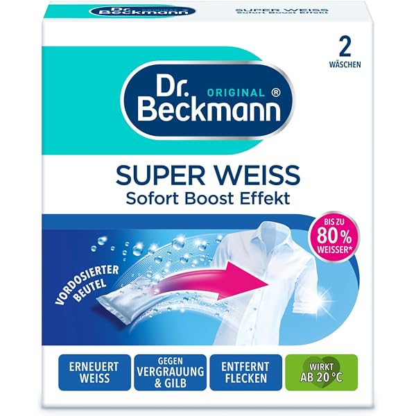 HEITMANN Wäsche-Weiss Tücher – Power-Weiss-Formel Ohne Bleiche, Für Alle Temperaturen, 20 Stück