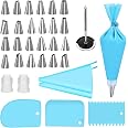 Set Sac à Poche Set Professionale Sac à Poche Oragke 12 Pezzi, 7 Beccucci Acciaio Inox, 2 Sacche In Cotone, Per Decorare Torte E Dolci Strumenti Pasticceria Lavabili In Lavastoviglie
