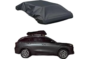 VADO VLTRA Roof Box Cover, Waterproof Dust UV Resistant Anti-aging Roof Box Storage Cover with Draw Rope, 4 Sizes for Most Car Top Rack Models (M)