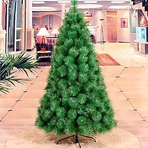 A2Z 6Feet Artificial Needle Pine Xmas Christmas Tree with Metal Stand (6Feet)
