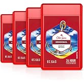 Old Spice Original No Gas 24 Hour Long Lasting Pocket Friendly Deodorant Perfume Body Spray for Men, Travel Size, Pack of 4, 
