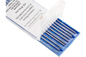 STUBOTAR WIG Wolfram Elektrode WC20 Grau 1, 6 x 175 mm 10x Wolframnadeln für WIG Schweißen