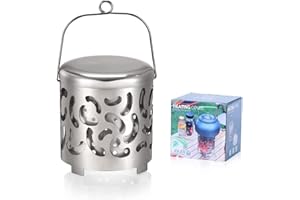 ALLILUYAA Stufa Riscaldante per Tenda da Campeggio Portatile,Mini Stufa da Esterno,Acciaio Inossidabile Fornellino a Gas da Campeggio,Per Escursionismo All'aperto Viaggiare Barbecue