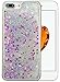 Produktbild iPhone 8 Plus Hülle,iPhone 7 Plus Hülle,Silikon Schutzhülle für iPhone 7 Plus,iPhone 8 Plus Glitzer Bling Hülle,Roreikes Luxus Schön Glänzend Glitzer Weiche TPU Abdeckung Crystal Silikon Tasche Schutzhülle Shinning Strass Rückseite Hülle Etui Cover für iPhone 7 Plus/8Plus