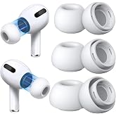 Polislime AirPods Pro & AirPods Pro 2. Nesil i&ccedil;in 3 &Ccedil;ift Yedek Kulak U&ccedil;ları, G&uuml;r&uuml;lt&uuml; Azaltma Delikli Silikon Kulak Ucu Ağrısı
