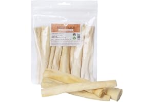 JR Pet Products 250g 6" Beef Bull Cow Tails Dog Treat Dental Chew Low Odour Like Pizzle