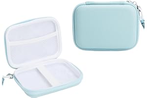 KQDRAVINE Etui na aparat cyfrowy do Sony ZV-1, Ricoh GR, Casio ZR1000, Canon G7, Panasonic ZS110, twarda obudowa, niebieska