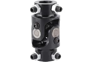 ‎LES-THERESA Kreuzgelenk, Drehbare Kreuzgelenk Wellenkupplung Universal Lenkwellenkuppler Wellenkupplung Edelstahl Kardangelenk Metall, Lenkwellen U Gelenkkupplung 3/4 Zoll DD x 3/4 Zoll Zubehör für Auto