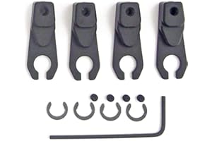 ARMORWERX Embouts de conversion pour casques MSA Sordin compatibles avec les adaptateurs de casque 3M Peltor Comtac ARC