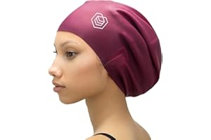 SOUL CAP – Large Swimming Cap for Long Hair - Designed for Long Hair, Dreadlocks, Weaves, Hair Extensions, Braids, Curls & Afros - Women & Men - Silicone