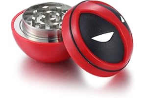 Cartoon Herb Grinder, Spespo Metal Ball Grinder,3 Parts 2.1 inch （53mm） Spice Mill