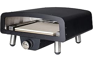 TOUCH OF VENETIAN Gas Fired Outdoor Pizza Oven – Portable – Authentic Stone Baked Pizzas