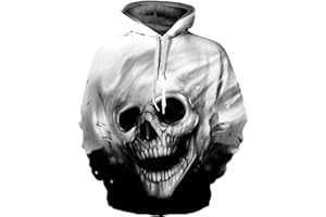 EUDOLAH Damen Kaputzenpullover mit Tasche Herbst Winter 3D Druck Textildruck Hoodie mit Kapuze