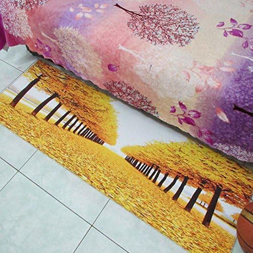 D Printing Hall Entrance Porch Bedroom Bedside Mat Corridor Mats Kitchen Bathroom Anti - Slippery Door Mats ( Color : 5 , Size : 50cm × 160cm )